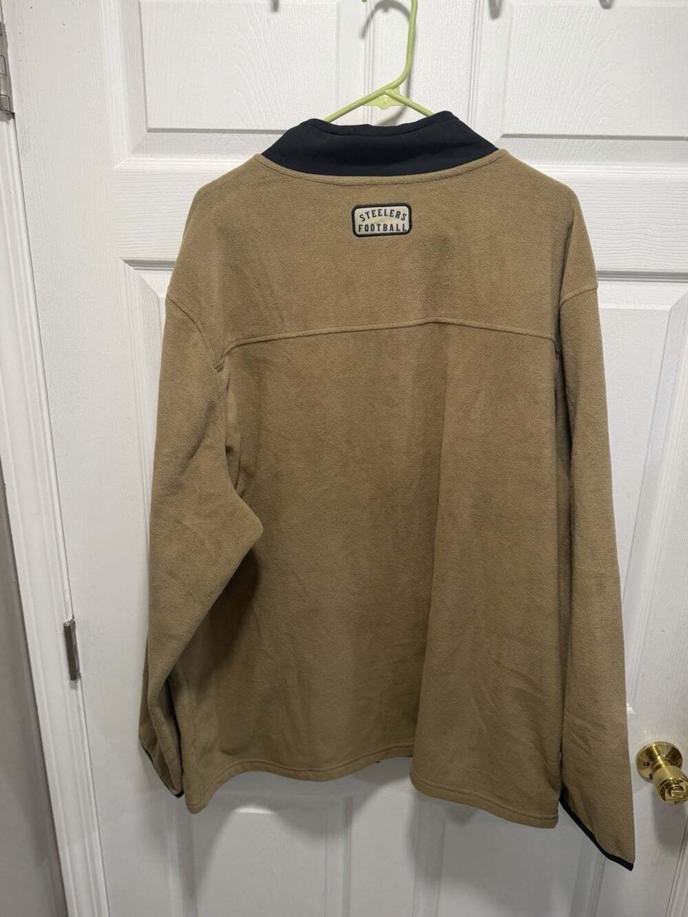 Pittsburgh Steelers Darius Rucker Fanatics Fleece Jacket Men’s 3XL XXXL Tan NFL - Picture 2 of 8